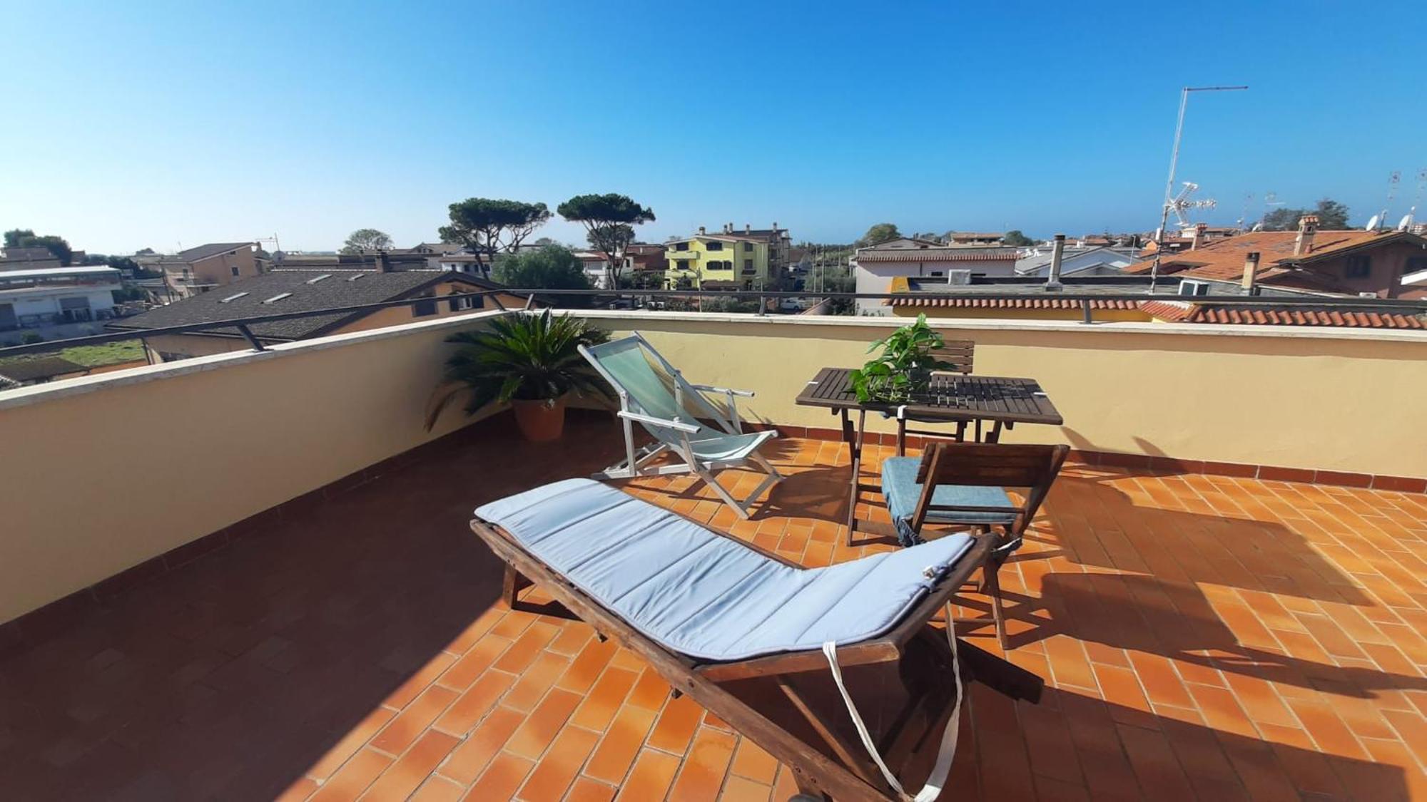 Apartamento La Terrazza Sul Faro Fiumicino Exterior foto
