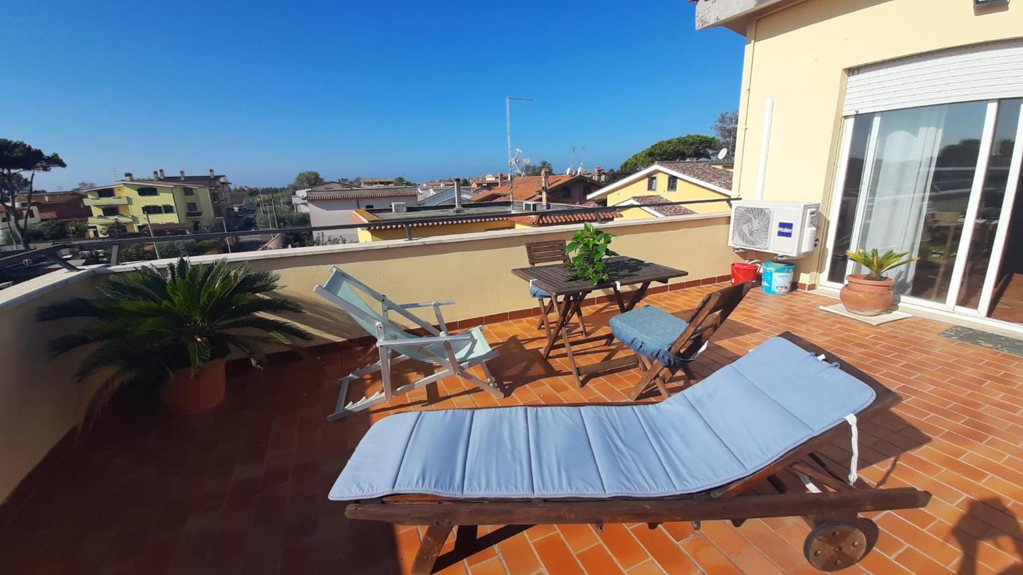 Apartamento La Terrazza Sul Faro Fiumicino Exterior foto